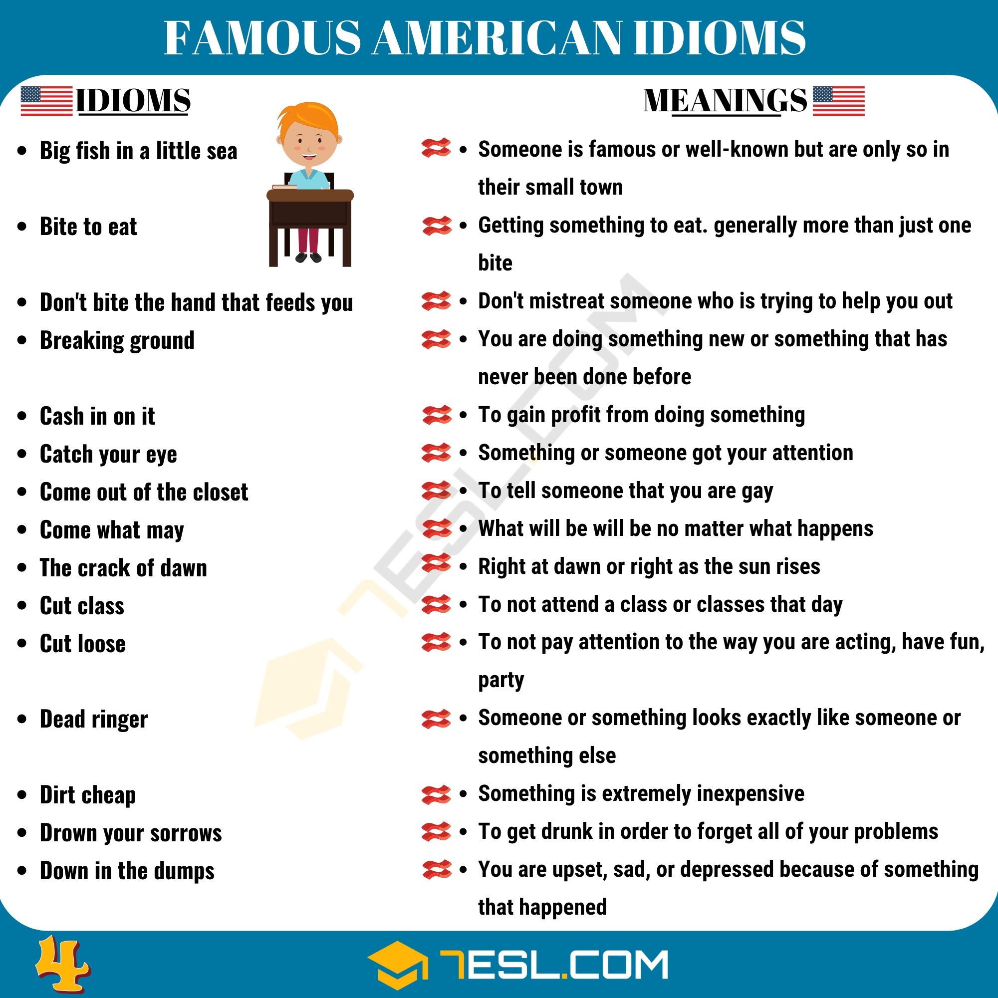 American Idioms with Meanings