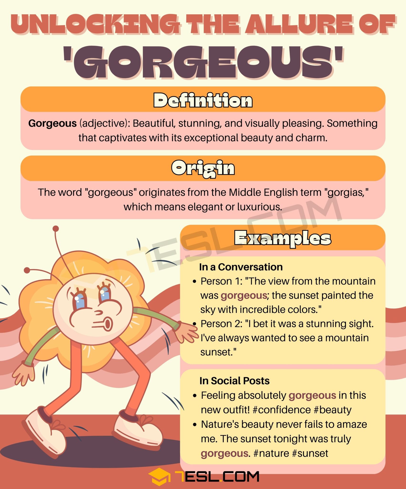 Gorgeous Meaning