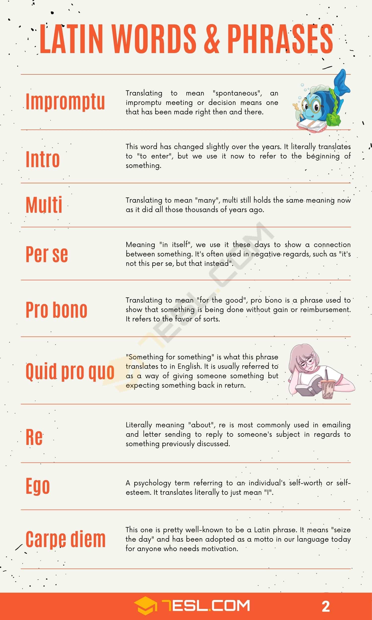 Latin Words and Phrases