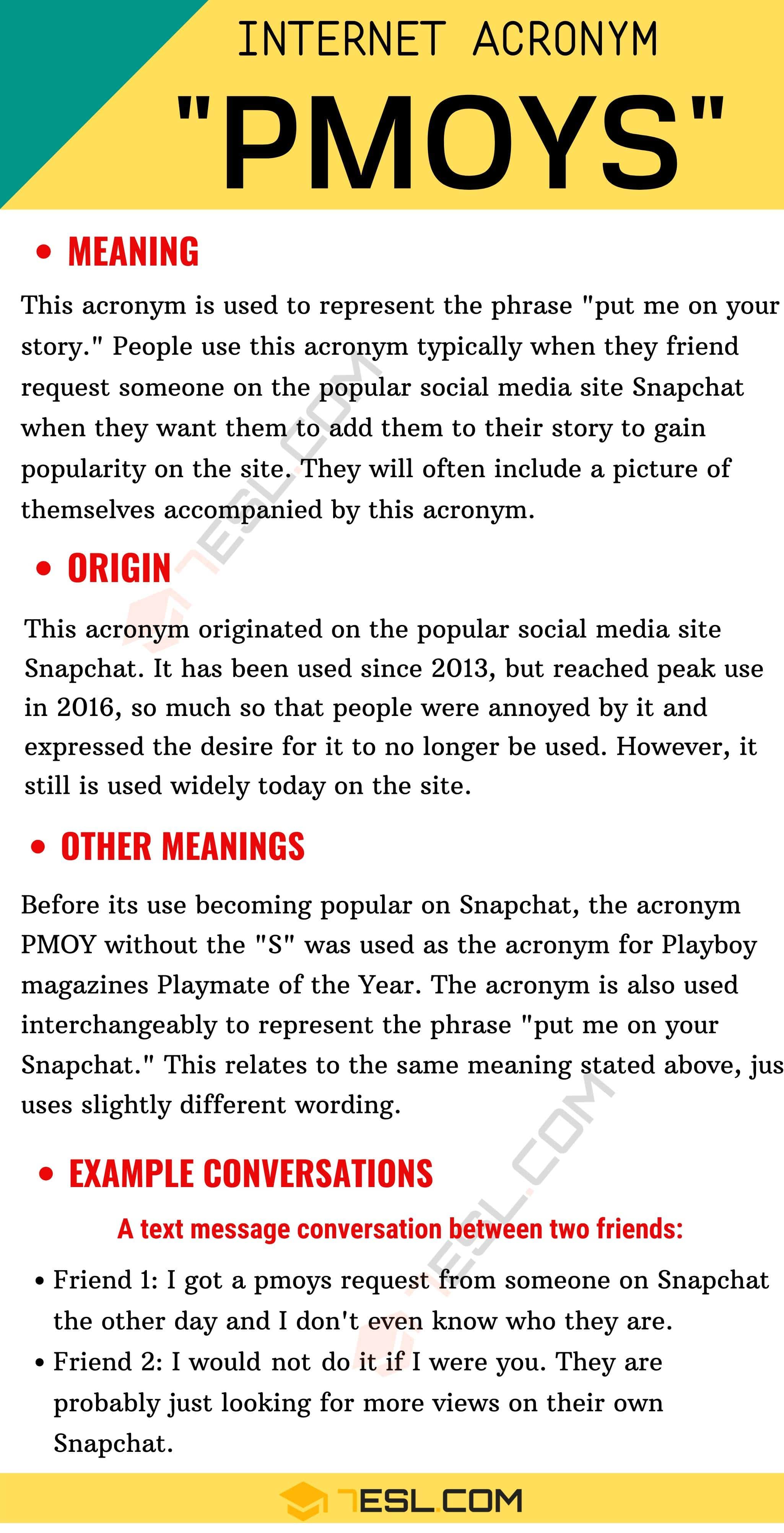 PMOYS Meaning: What Does PMOYS Mean and Stand For?