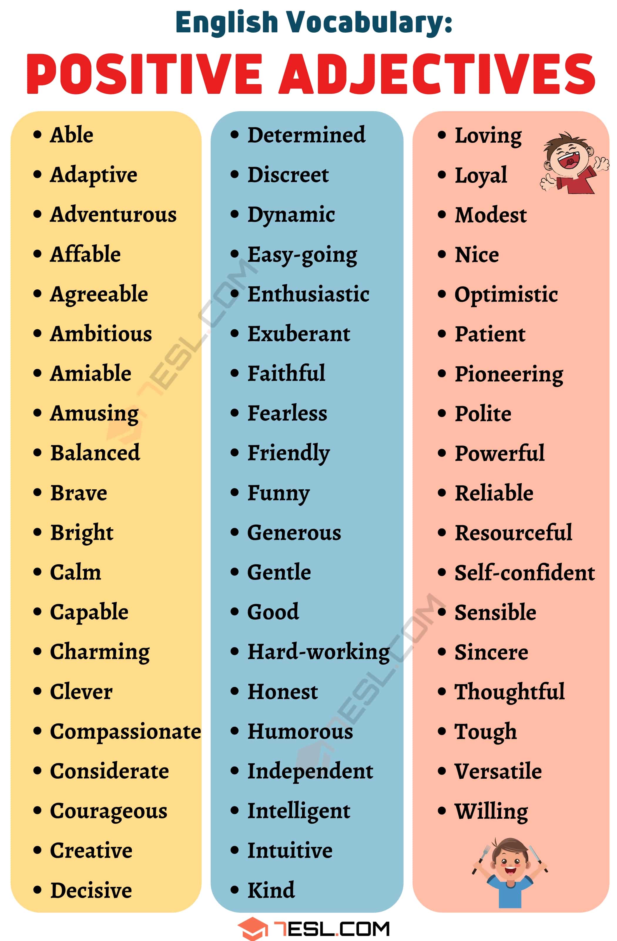 Positive Adjectives: 50+ Best Positive Adjectives That Will Brighten Your Day!