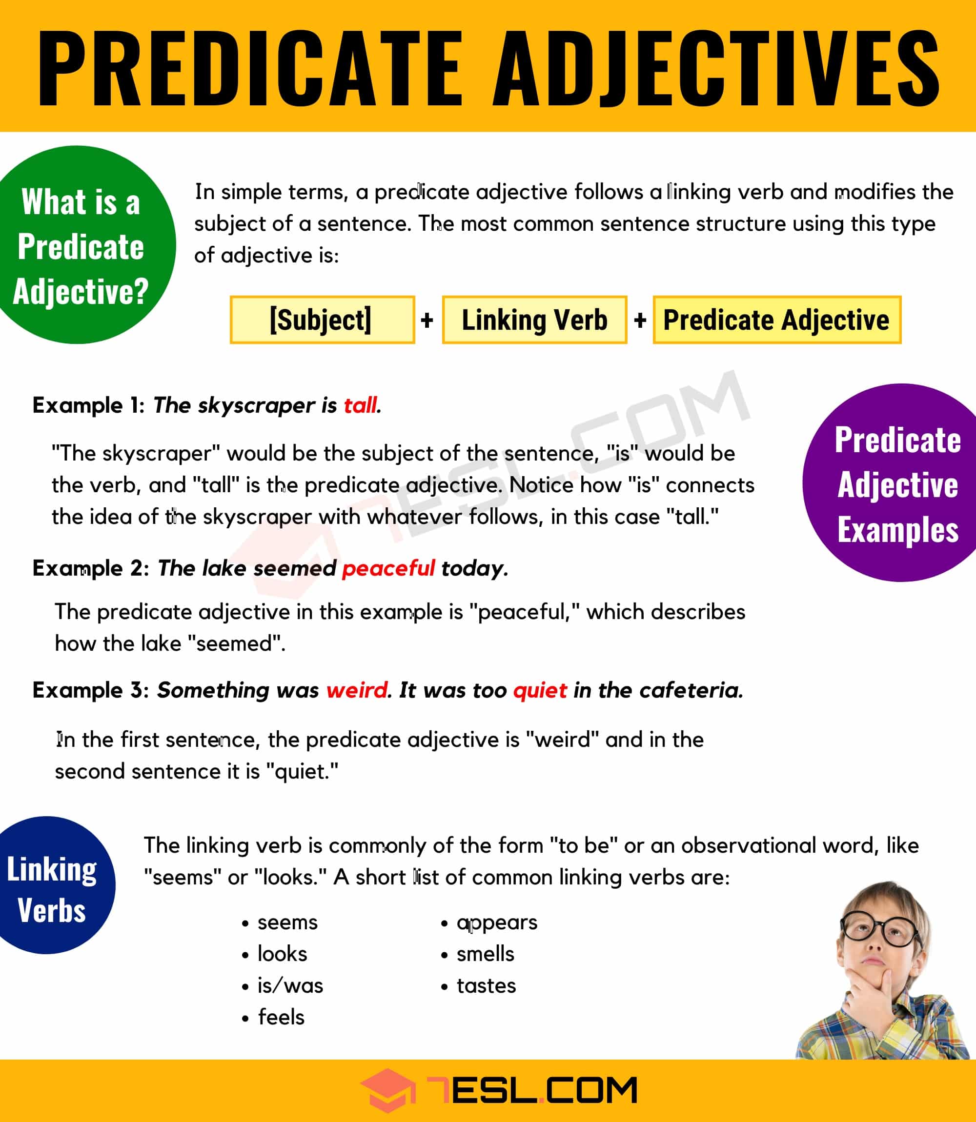 Predicate Adjectives