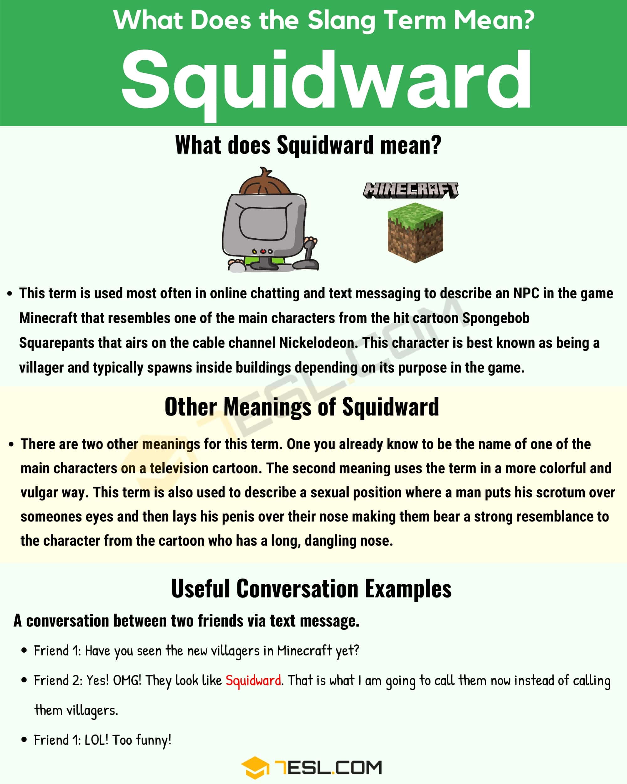 Squidward Meaning